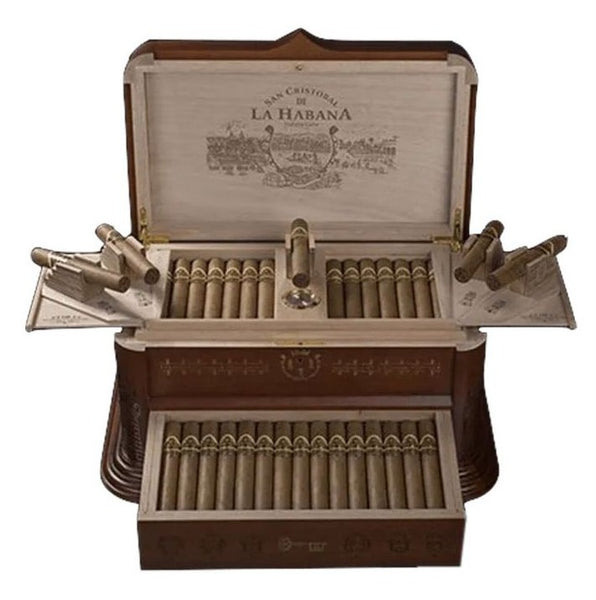 (H) SAN CRISTOBAL DE LA HABANA 1519 CIGAR HUMIDOR - 500 ANIVERSARIO