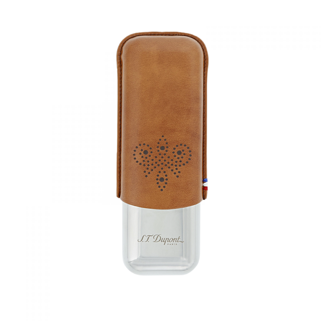 S.T. Dupont - Derby - Double Cigar Case - BROWN